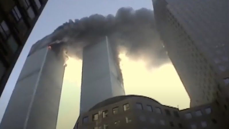 nagranie z ataku na WTC